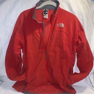 North Face Women’s lightweight jacket Sz:M Orange w gray trim